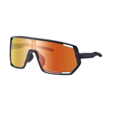 SHIMANO Lunettes  TCNM2 noir avec verres &agrave; effet miroir orange