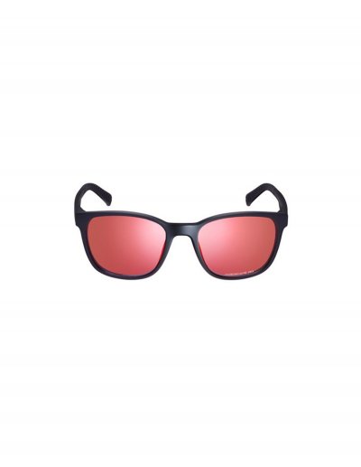 SHIMANO Lunettes  TKYO3 noir avec verres &agrave; effet miroir rouge