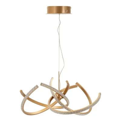 MAURO FERRETTI Lustre LED avec d&eacute;corations et 3 lumi&egrave;res
