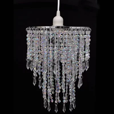 VIDAXL Lustre suspendu en cristal 22,5 x 30,5 cm