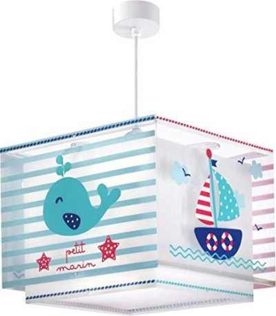 GENERIQUE Lustre suspension chambre enfant petit marin - bleu