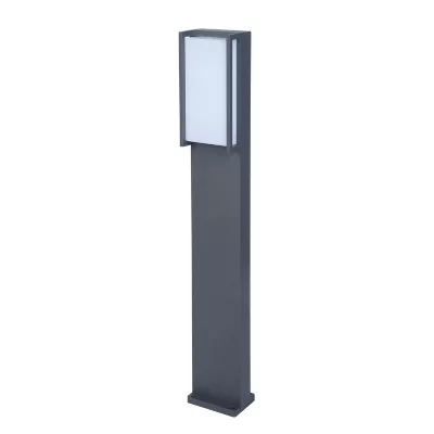 LUTEC  Qubo borne lumineuse LED de forme rectiligne