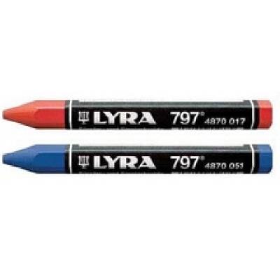 GENERIQUE Lyra - Bo&icirc;te de 12 craies rouges