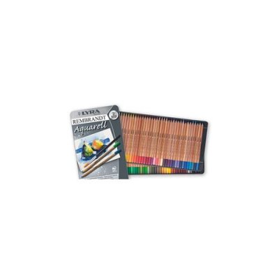 LYRA  - Coffret m&eacute;tal de 72 crayons de couleur aquarellables Rembrandt, couleurs assorties 