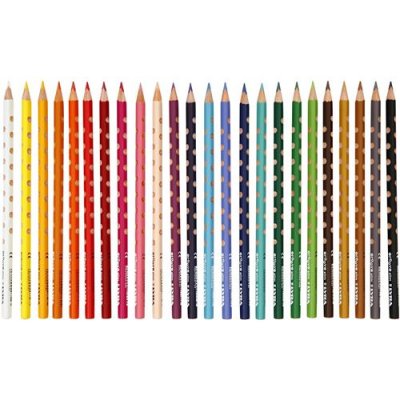 LYRA  Crayons de couleur Groove Slim, L: 18 cm, mine: 3,3 mm, Couleurs