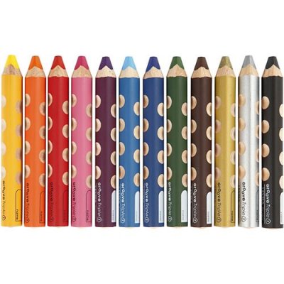 LYRA  Crayons de couleur Groove Triple1, L: 12 cm, mine: 10 mm, Couleu