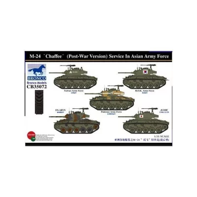 BRONCO MODELS M-24 Chaffee(post-war Version) Service In Asia Army Force- 1:35e -
