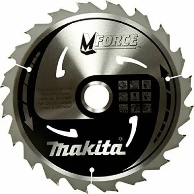 MAKITA M-FORCE B-32041 Lame de scie circulaire 190 x 30 x 1.2 mm Nombre de dents: 24