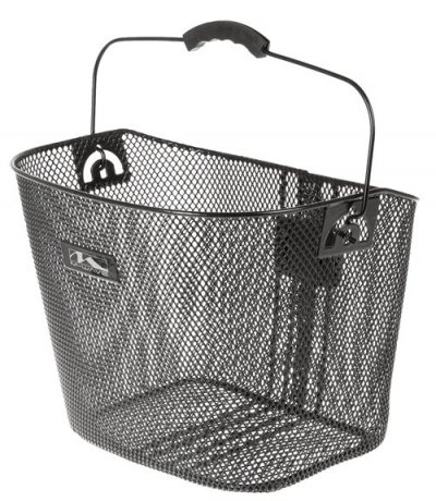 M WAVE M-WAVE 431525 Panier pour v&eacute;lo Noir Env. 37 x 26 x 25,6 cm