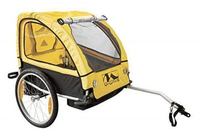 M WAVE M-Wave Carry All 40 SUS Chariot V&eacute;lo 20 pouces Unisexe Jaune