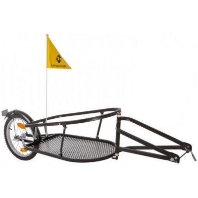 M WAVE M-Wave opvouwbare fietskar Chariot V&eacute;lo 16 pouces Unisexe Noir