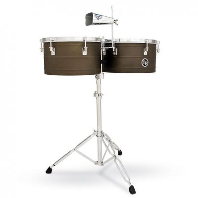 LATIN PERCUSSION M258 LP Matador Deep Shell timbales 14 + 15 finition antique 