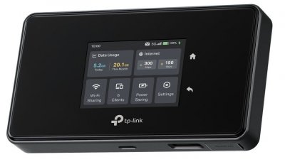 TP LINK M8550 V1 - Point d'acc&egrave;s mobile - 5G LTE Advanced - 3.4 Gbits/s - Wi-Fi 5, Wi-Fi 6E