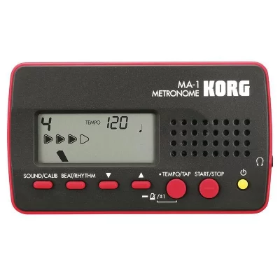 KORG MA-1 BK Digital M&eacute;tronome Noir / Rouge