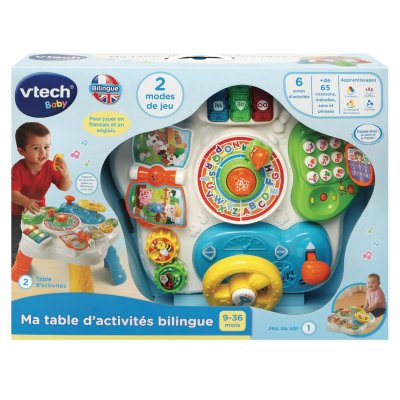 VTECH BABY Ma table d'activit&eacute;s bilingue