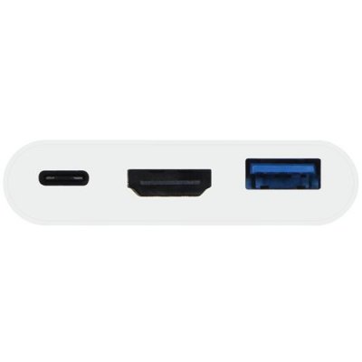 MACALLY  Uchdmi4k 3x1 Usb-c To Hdmi Adapter Blanc