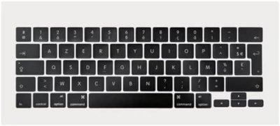 HOBBY CONCEPT Macbook keycaps AZERTY + clips AP02 models for A1278 A1286 A1297