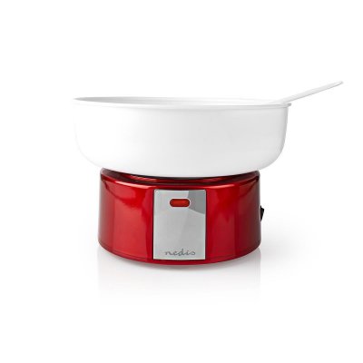 NEDIS Machine &agrave; barbe &agrave; papa -  - 500 W - Rouge vintageblanc 