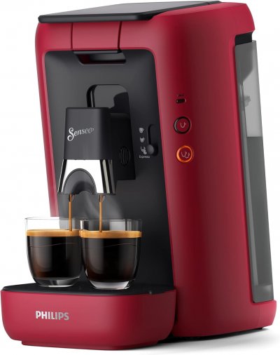 PHILIPS Machine &agrave; caf&eacute; 1,2 L Rouge Intense Plus