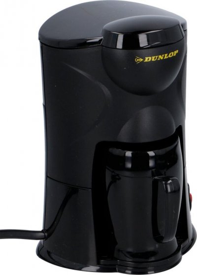DUNLOP Machine &agrave; caf&eacute; &agrave; 1 tasse 170 w connexion sur allume-cigare