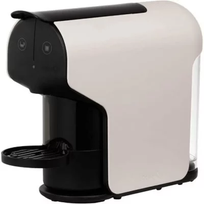 DELTA Machine &agrave; caf&eacute; &agrave; capsules compacte semi-automatique  Q QUICK 0,8 L 1 200 W, blanche