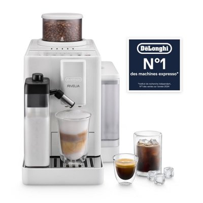 DELONGHI Machine &agrave; caf&eacute; &agrave; grain  Rivelia Start FEB4255.WXL Blanc