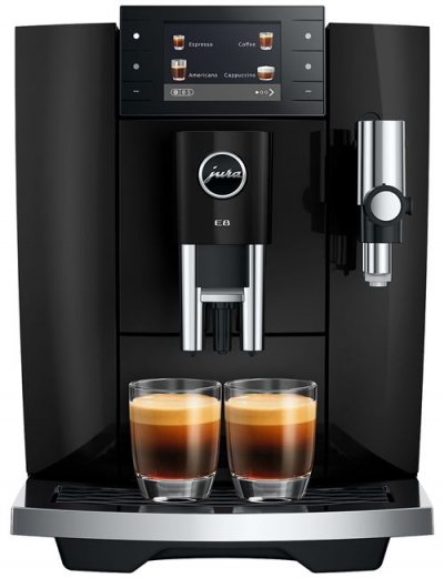 JURA Machine &agrave; caf&eacute; &agrave; grain  E8 Piano Black (ED) Noir