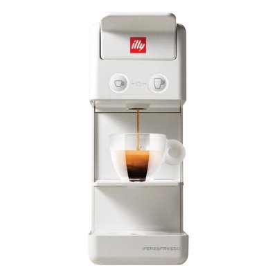 ILLY Machine &agrave; caf&eacute; automatique &agrave; capsules Y3.3 blanche