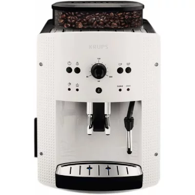 KRUPS Machine &agrave; Caf&eacute; Automatique de 1,6L avec Buse Vapeur 1450W blanc 