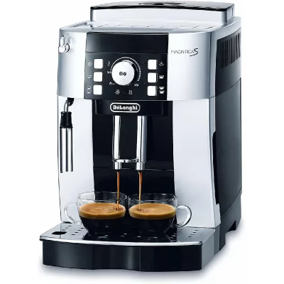  Machine &agrave; caf&eacute; automatique de 1,8L 1450W argent noir Delonghi