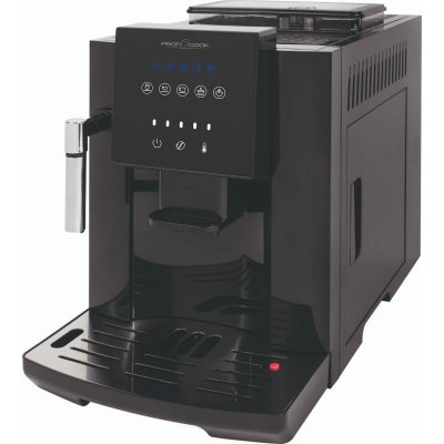 PROFICOOK Machine &agrave; caf&eacute; avec broyeur &agrave; grain 1450W Noir PC-KAV1281-Noir