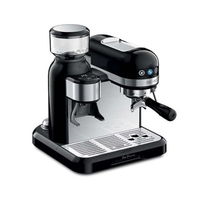 KITCHENCOOK Machine A Cafe Avec Broyeur Noire Big Venice De 