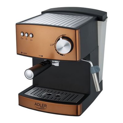 ADLER Machine &agrave; caf&eacute;, cafeti&egrave;re expresso AD 4404cr, 15 bars, 850W, Cuivre