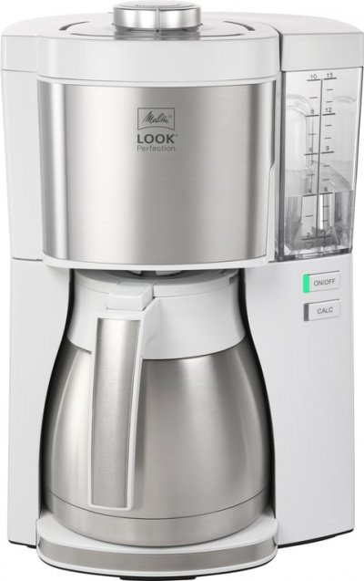MELITTA Machine &agrave; caf&eacute;  - Look V Therm Perfection 1025-15 Blanc/Acier Bross&eacute;