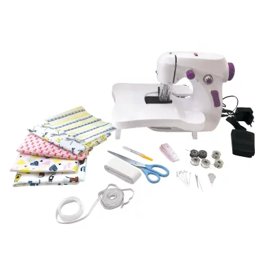 LEXIBOOK Machine &agrave; coudre Miraculous avec boite &agrave; accessoires rouge