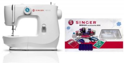 SINGER Machine &agrave; coudre  Machine &agrave; coudre M 2105 + M&eacute;gabox