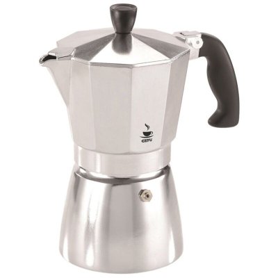 GEFU Machine &agrave; espresso 6 tasses LUCINO  Aluminium Argent