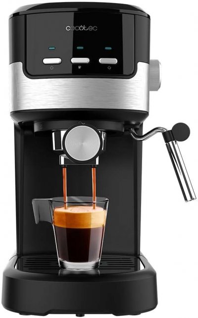 CECOTEC Machine &agrave; Expresso 1,25 L Noir 1100 W 20 Bars