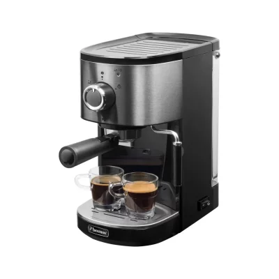  Machine &agrave; expresso 15 bars argent Bestron AES800STE - argent
