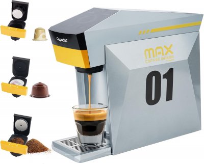 VENDOS85 Machine &agrave; Expresso 3-en-1 19 Bars 1450 W Grise