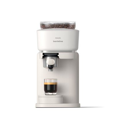 PHILIPS Machine &agrave; expresso Baristina BAR300/00 cafeti&egrave;re &agrave; grain Blanche