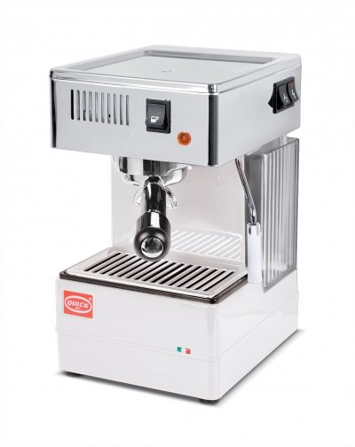 GENERIQUE Machine &Agrave; Expresso Quickmill Comptoir Silver, White Ground Coffee 1 Tasses