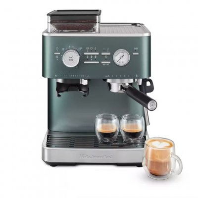 KITCHENAID Machine &agrave; expresso semi-automatique avec broyeur &agrave; caf&eacute;  5KES6551EJP Juniper