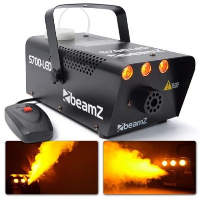 BEAMZ Machine &Agrave; Fum&eacute;e Avec Effet Flamme - S700-led