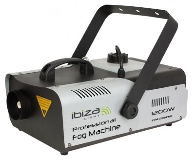 IBIZA SOUND Machine &agrave; fum&eacute;e professionnelle programmable LSM1200PRO 2.3 litres