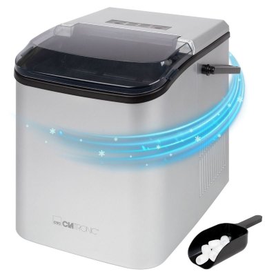 CLATRONIC Machine &agrave; gla&ccedil;ons 1,5L avec &eacute;cran led 12KG  EWB3785 - Argent