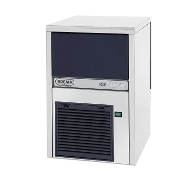 BREMA Machine &agrave; Gla&ccedil;ons Creux 22 kg/24h, R&eacute;serve-Bac &agrave; gla&ccedil;ons 6kg, condenseur air - - - 385x607mm