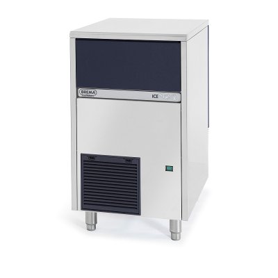 BREMA Machine &agrave; Gla&ccedil;ons Creux 46 kg/24h, R&eacute;serve-Bac &agrave; gla&ccedil;ons 20 kg, condenseur air - - - 495x580x797mm