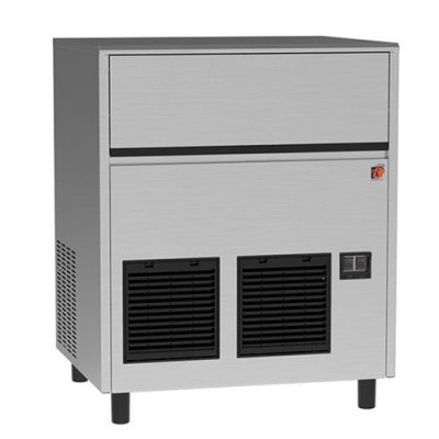  Machine &agrave; Gla&ccedil;ons Inox avec Refroidissement &agrave; Air - 67 Kg/24 H - Virtus - R290 - x600x822mm
