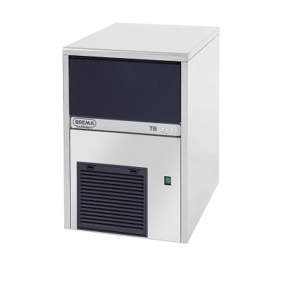 BREMA Machine &agrave; Gla&ccedil;ons Nuggets 57 kg/24h, R&eacute;serve-Bac &agrave; gla&ccedil;ons 10kg, condenseur air - - - 450x620x680mm 
